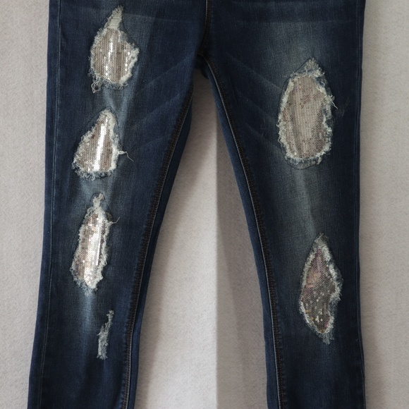 New $175 ROMEO & JULIET COUTURE Jeans Size M - Picture 6 of 8
